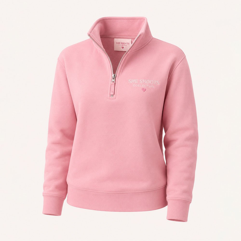 She Shoots Quarter Zip