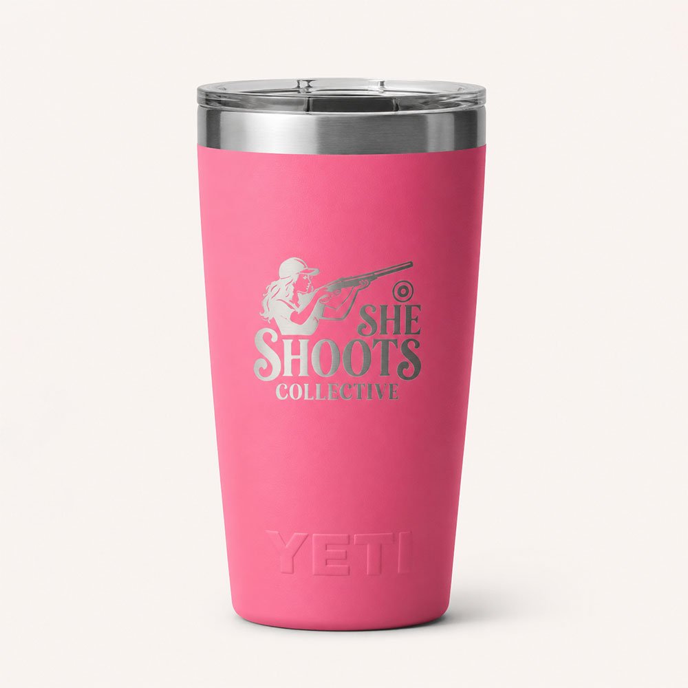 She Shoots YETI Flask